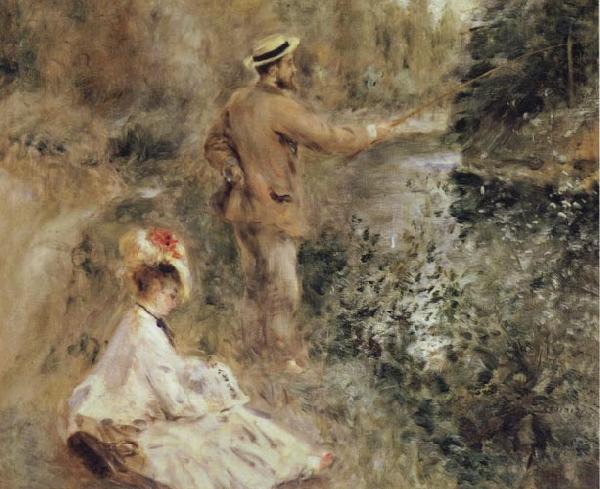 Pierre Renoir The Fisherman china oil painting image